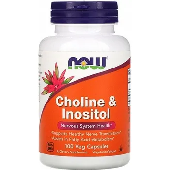 Cholinové kapsle NOW CHOLIN Now foods 120 g bez příchuti