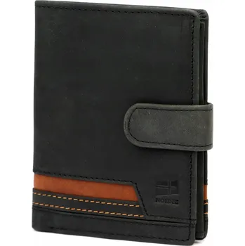 Peněženka NORDEE peněženka z přírodní kůže černá - muž