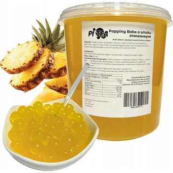 Bubble tea Kuličky do Bubble Tea Popping Boba Pukající - Ananas 3,2 kg
