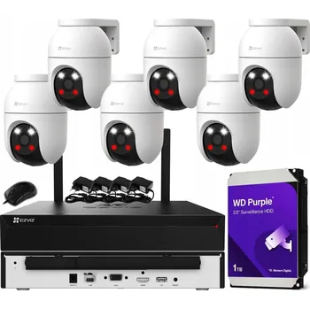 IP kamera Sada pro monitorování Ezviz CS-X5S-8W + 1TB S300 + 6 x C8C 5Mp