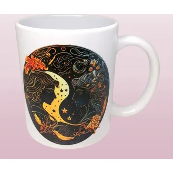 Porcelánový hrnek znamení zvěrokruhu Blíženci