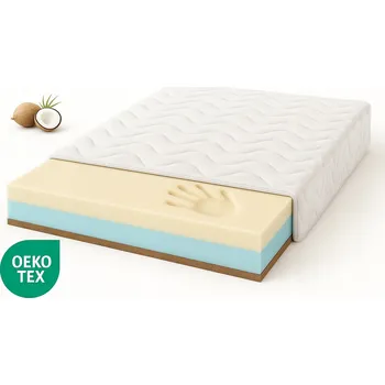 Matrace Matrace VISCO KOKOS 80x170 HR Mikrovlákno Vysoce elastická pěna