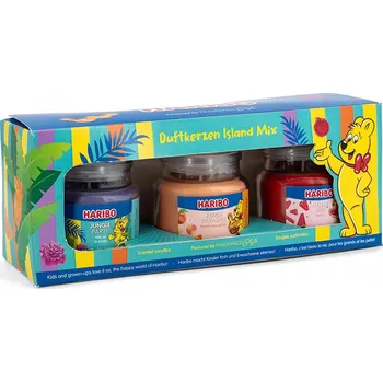 Svíčka Vonná svíčka Haribo ovocná 3 ks