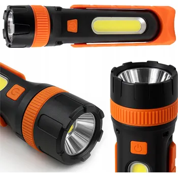 LED SVÍTILNA NA BATERIE 3W COB + 3W LED 3XAAA VIP LVT XD-HH120