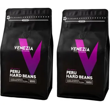 Káva Kávová Káva Arabica VENEZIA Káva Venezia PERU HARD BEANS 500G 500 g