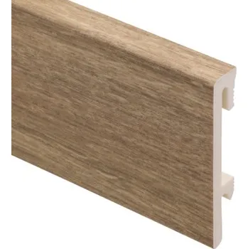 SALAG Soklová lišta BRAVO Dub Aria 60 mm 2,4 m