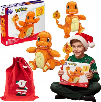 ostatní stavebnice MEGA POKEMON sada Stavebnice Charmander TAŠKA pro chlapce, dárek až do 200 PLN
