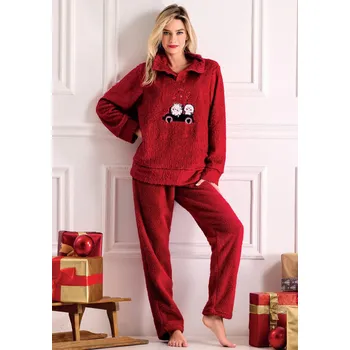 Dámské pyžamo Dámské pyžamo Infiore 653012 Červená M