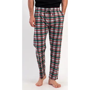 Pánské pyžamo Pánské pyžamové kalhoty Paul tmavě zelená XL