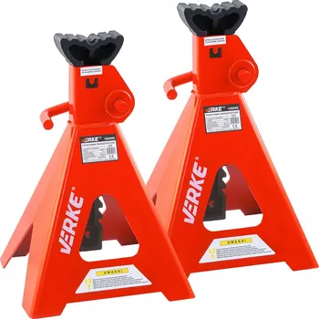 Sada nářadí Dílenské podpěry 12T (pár) červené VERKE V80095