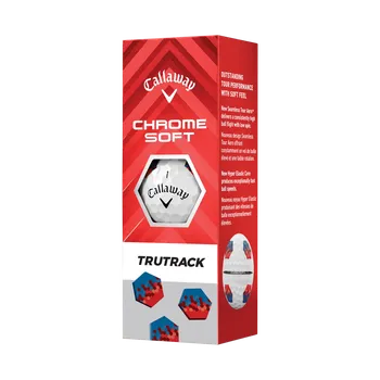 Golfový míček Callaway Chrome Soft 24 TruTrack (3pcs), White