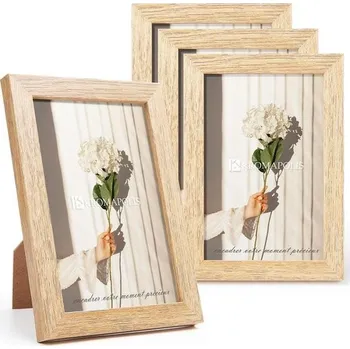 Kromapolis 4dílné malé obrazové rámy, ekologický MDF rám 10x15 cm, zadní panel se šroubovacím