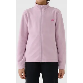 Dámská mikina Dívčí fleecová mikina 4F světle růžová 4FJWAW25TFLEF346