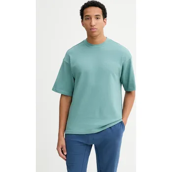 Pánská móda Bavlněné tričko Calvin Klein Underwear LV00NM2929 tyrkysová 65X, vel. L