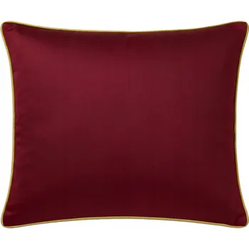 Povlečení POVLEČENÍ NA POLŠTÁŘ BAVLNA SATÉN QUEEN ZELENÉ SE ZLATÝM OZDOBNÝM LEMEM 50x60 cm