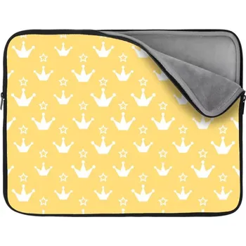 pouzdro na notebook Sablio Obal na notebook Princeznovské korunky - 17"