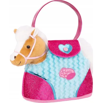 plyšák Poník Plyšová Hračka Pucci Pups Koník v česací tašce Pony