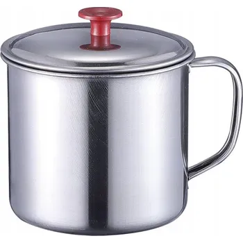 SteelCup – hrnek z z nerezové oceli s víčkem na čajovou kávu a polévkou 890 ml