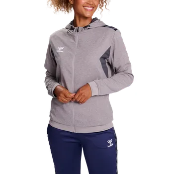 Dámská mikina Mikina s kapucí Hummel HMLAUTHENTIC PL ZIP HOODIE WOMAN 219981-2006 Velikost XL