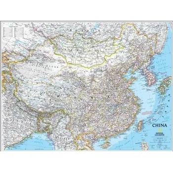 Čína -National Geographic- nástěnná mapa - 1:7 804 000