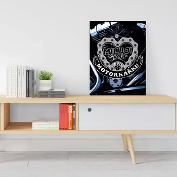 Plechová cedule Sablio Dárková cedulka Miluji svou motorkářku: 30x40 cm