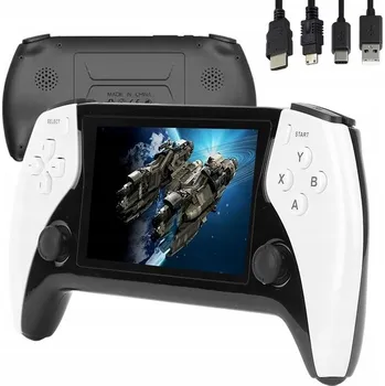 Herní konzole RETRO KONZOLE PS100 PŘENOSNÁ 40000 HER PROJECT X EKRAN 4,3" IPS