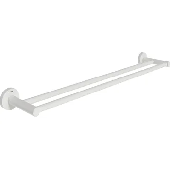 Držák na ručník Ravak KN 320.10WHM Držák na ručníky 60 cm, dvojitý, bílá matná