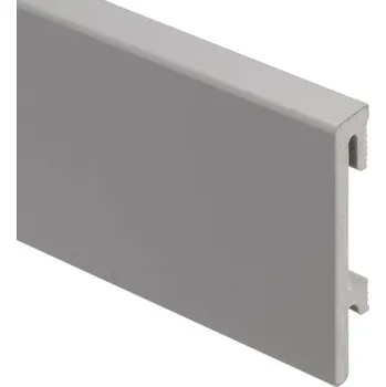soklová lišta SALAG Soklová lišta BRAVO Šedá 60 mm 2,4 m