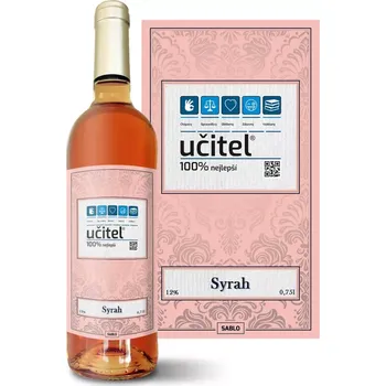 Víno Sablio Růžové víno Učitel: 0,75 l