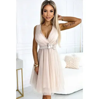 Dámské šaty Numoco koktejlové šaty glamour ke kolenům, univerzální velikost