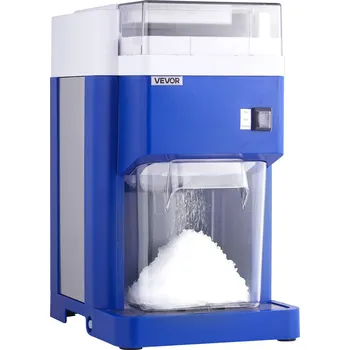Vevor Stroj na drcení ledu 1.91QT/1.8L, 300W, jemná drť, nerezové čepele