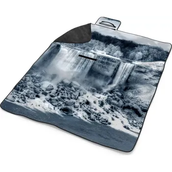 deka Sablio Plážová deka Černobílý vodopád: 200x140 cm