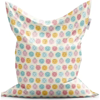 Sedací pytel Sablio Sedací vak Classic Smajlíci - 150x100 cm