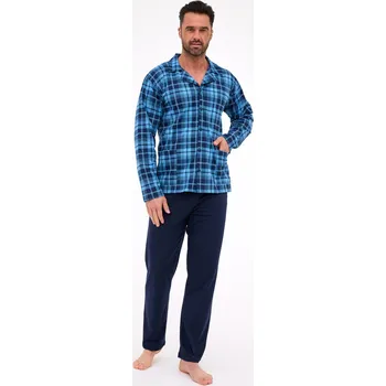 Pánské pyžamo PÁNSKÉ PYŽAMO DR 114 BIG J/25 džínovina 3XL