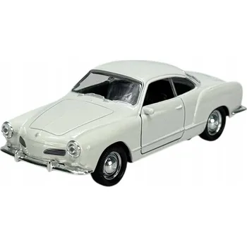 autíčko WELLY OLD TIMER VW VOLKSWAGEN KARMANN GHIA COUPE BÍLÝ 1:34 NOVÝ MODEL
