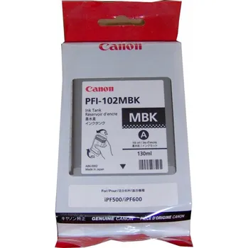 Inkoust Canon PFI-102MBK matná černá 130 ml originální