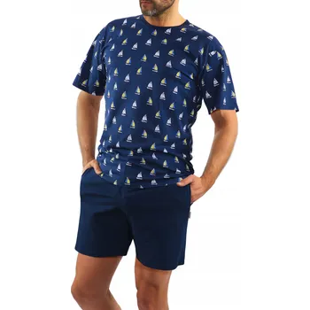 Podprsenka Sesto Senso Pánské pyžamo se vzorem M