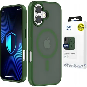 Pouzdro na mobilní telefon Pouzdro s MagSafe na zadní stranu Apple iPhone 17 – 3mk Hardy Hazy MagCase Green