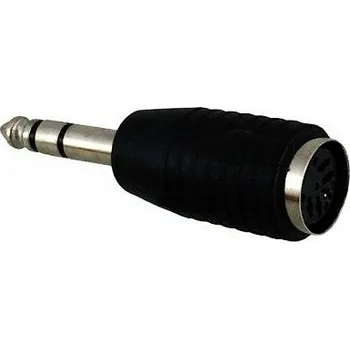 Audio kabel ADAPTÉR DIN 545 5pin zásuvka / 6,3 mm jack konektor (2739)