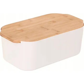 chlebník Chlebník s prkénkem Excellent Houseware béžový plast