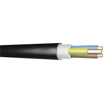 elektrický kabel Kabel CYKY-J 3x4mm² černý 10 m