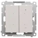 S.55 Stmívač pro stmívatelné LED, klávesový, světle šedá matná TESL1.01/114