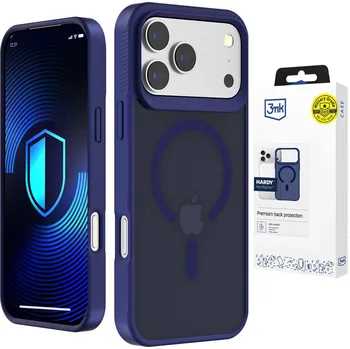 Pouzdro na mobilní telefon Pouzdro s MagSafe na Apple iPhone 17 Pro Max 3mk Hardy Hazy MagCase Blue