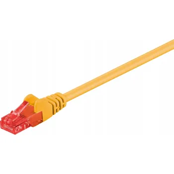 Síťový kabel MicroConnect U/UTP CAT6 15M Žlutý PVC kabel