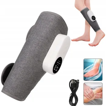 Masážní přístroj MASÁŽNÍ PŘÍSTROJ NA NOHY PODLOŽKA PRO MASÁŽ LÝTKOVÝCH SVALŮ ELEKTRICKÁ 3 REŽIMY 1800 mAh