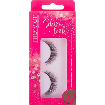 Péče o řasy a obočí Shine Look umělé řasy se stříbrnými kamínky