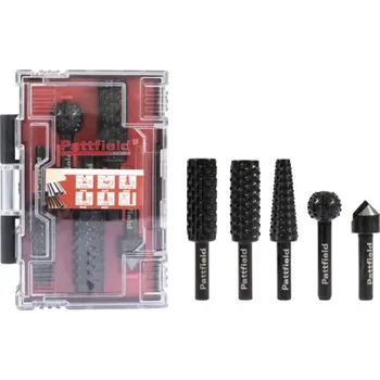 Sada rašplí Pattfield 5díl. na dřevo a kov