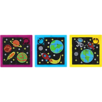 Hlavolam Přesouvačka hlavolam vesmír plast 7x7cm 3 barvy v sáčku