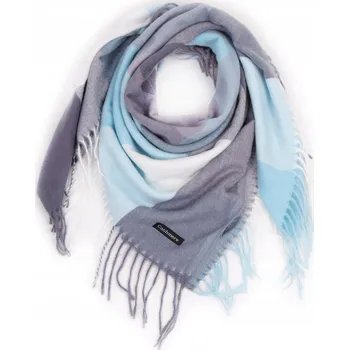 Čepice Hagne šátek s kostkovaným vzorem - viskóza