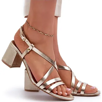 Dámské sandále Maciejka dámské sandály 06653-25/00-0 podpatek blok, velikost 37